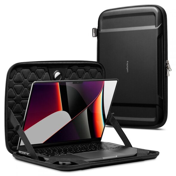 Spigen Husa pentru Laptop 15-16" - Spigen Rugged Armor Pro Pouch - Black 8809811858440 έως 12 άτοκες Δόσεις