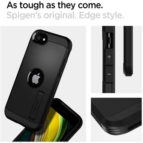 Spigen Husa pentru iPhone SE 2, SE 2020 / SE 3, SE 2022 - Spigen Tough Armor - Black 8809685629054 έως 12 άτοκες Δόσεις