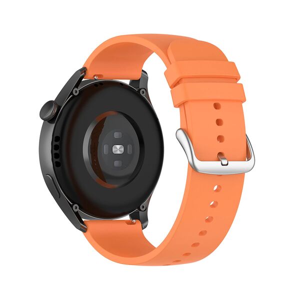 Techsuit Curea pentru Samsung Galaxy Watch 4, Galaxy Watch Active (40 / 44 mm), Huawei Watch GT / GT 2 / GT 3 (42 mm) - Techsuit Watchband 20mm (W001) - Orange 5949419020757 έως 12 άτοκες Δόσεις