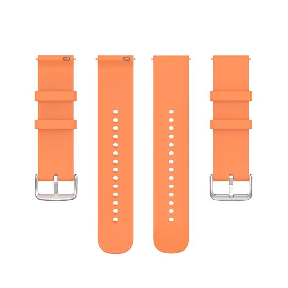 Techsuit Curea pentru Samsung Galaxy Watch 4, Galaxy Watch Active (40 / 44 mm), Huawei Watch GT / GT 2 / GT 3 (42 mm) - Techsuit Watchband 20mm (W001) - Orange 5949419020757 έως 12 άτοκες Δόσεις