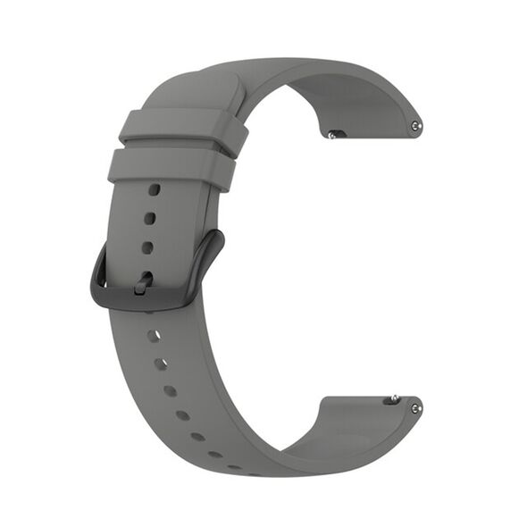 Techsuit Curea pentru Samsung Galaxy Watch 4, Galaxy Watch Active (40 / 44 mm), Huawei Watch GT / GT 2 / GT 3 (42 mm) - Techsuit Watchband 20mm (W001) - Gray 5949419020764 έως 12 άτοκες Δόσεις