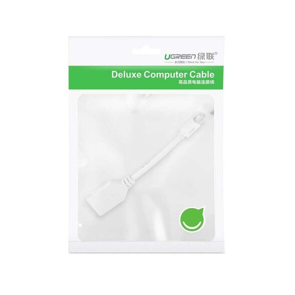 Ugreen Convertor Mini DisplayPort la DisplayPort 4k@2k, 15cm - Ugreen (10445) - White 6957303814459 έως 12 άτοκες Δόσεις