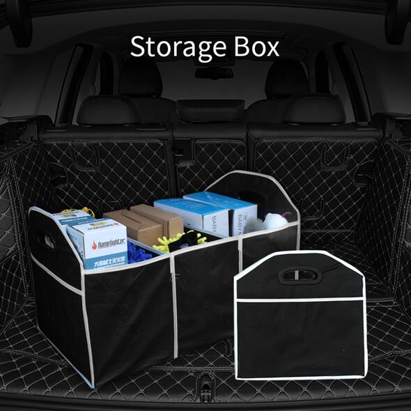 Techsuit Organizator Auto Portbagaj Tip Cutie 50 x 31 x 24cm - Techsuit  (CO-F1) - Black 5949419062689 έως 12 άτοκες Δόσεις