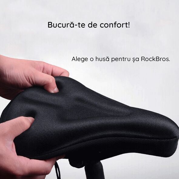 RockBros Husa pentru Saua Bicicletei - RockBros Soft Gel Sponge (ZDT1002V) - Black 4573335712116 έως 12 άτοκες Δόσεις