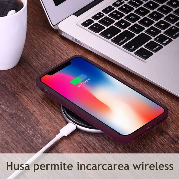 Techsuit Husa pentru iPhone 14 Plus - Techsuit Soft Edge Silicone - Plum Violet 5949419016279 έως 12 άτοκες Δόσεις