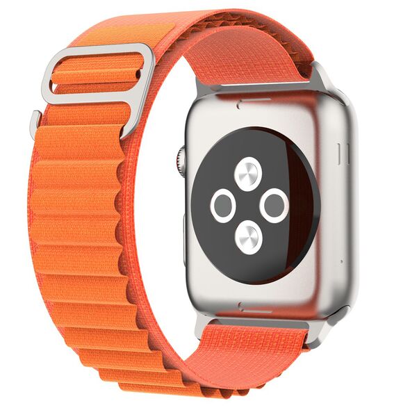 Techsuit Curea pentru Apple Watch 1/2/3/4/5/6/7/8/SE/SE 2 (38/40/41mm) - Techsuit Watchband (W037) - Orange 5949419015203 έως 12 άτοκες Δόσεις