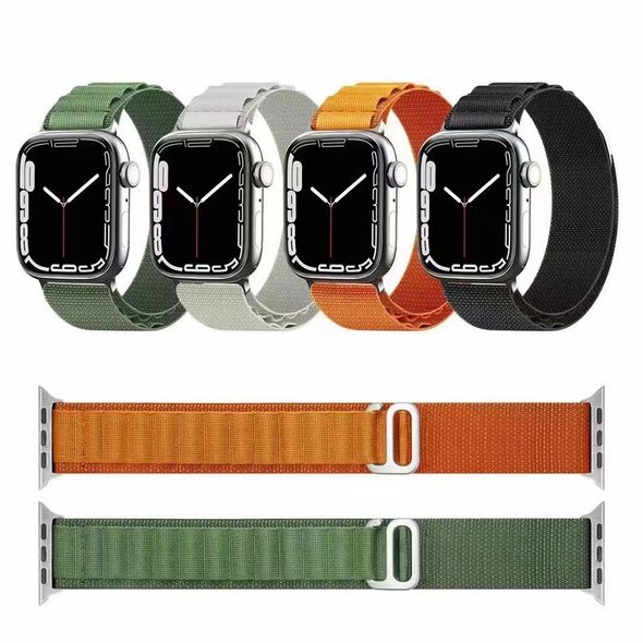 Techsuit Curea pentru Apple Watch 1/2/3/4/5/6/7/8/SE/SE 2 (38/40/41mm) - Techsuit Watchband (W037) - Star White 5949419015166 έως 12 άτοκες Δόσεις