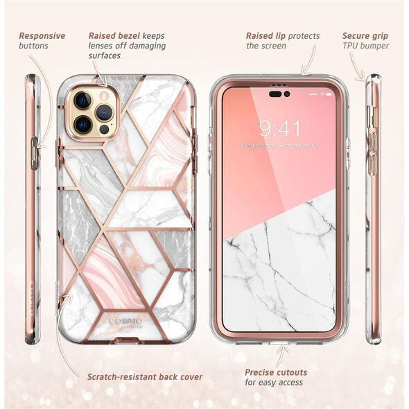 i-Blason Husa pentru iPhone 14 Pro - I-Blason Cosmo - Marble 0843439119161 έως 12 άτοκες Δόσεις