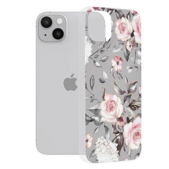 Techsuit Husa pentru iPhone 14 Plus - Techsuit Marble Series - Bloom of Ruth Gray 5949419012103 έως 12 άτοκες Δόσεις