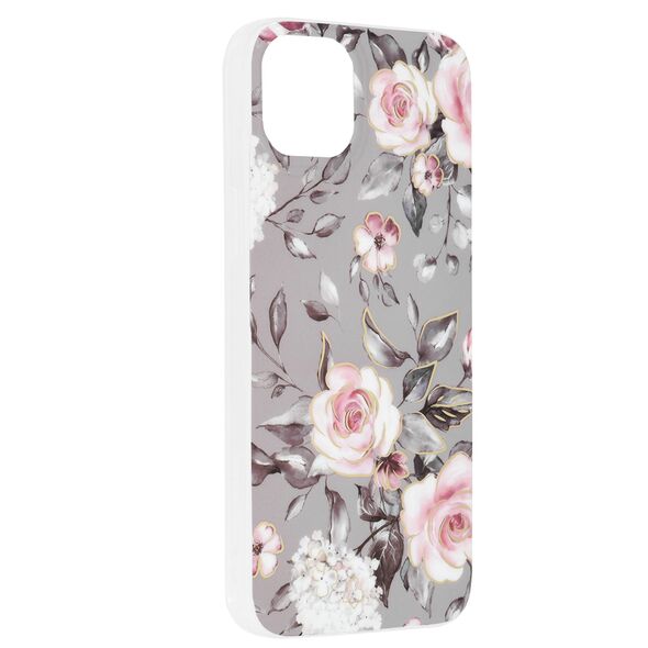 Techsuit Husa pentru iPhone 14 Plus - Techsuit Marble Series - Bloom of Ruth Gray 5949419012103 έως 12 άτοκες Δόσεις