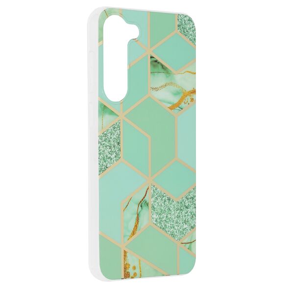 Techsuit Husa pentru Samsung Galaxy S23 Plus - Techsuit Marble Series - Green Hex 5949419011526 έως 12 άτοκες Δόσεις