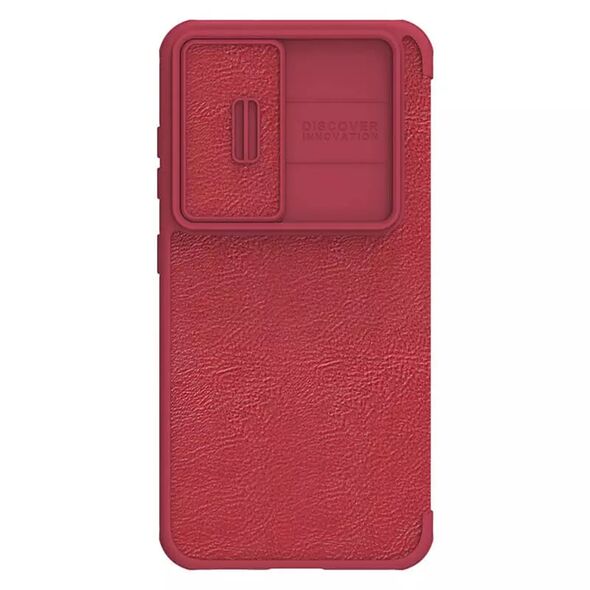 Nillkin Husa pentru Samsung Galaxy S23 - Nillkin QIN Leather Pro Case - Red 6902048258501 έως 12 άτοκες Δόσεις