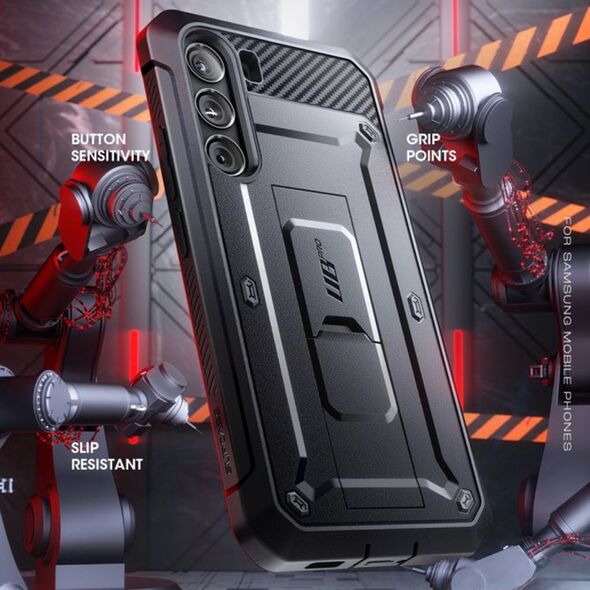 Supcase Husa pentru Samsung Galaxy S23 Plus - Supcase Unicorn Beetle Pro - Black 0843439121386 έως 12 άτοκες Δόσεις