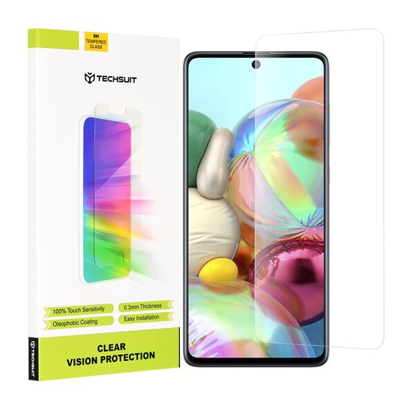 Techsuit Folie pentru Samsung Galaxy A71 4G / A71 5G / Note 10 Lite / M51 - Techsuit Clear Vision Glass - Transparent 5949419009165 έως 12 άτοκες Δόσεις