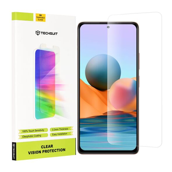 Techsuit Folie pentru Xiaomi Redmi Note 10 Pro / Note 10 Pro Max - Techsuit Clear Vision Glass - Transparent 5949419009448 έως 12 άτοκες Δόσεις