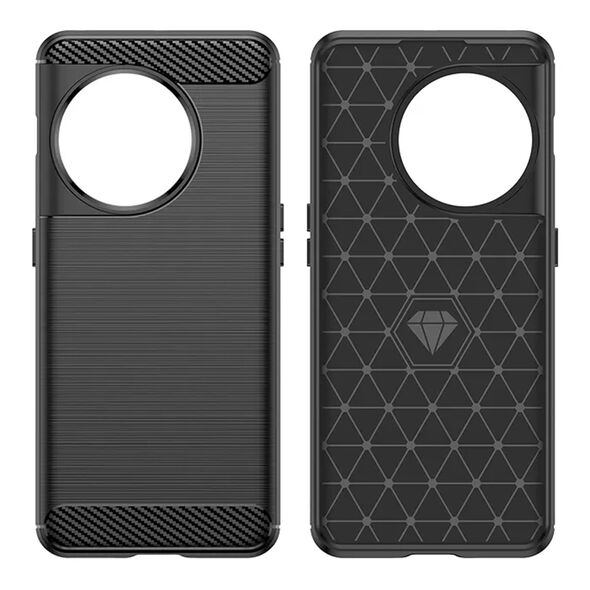 Techsuit Husa pentru OnePlus 11 - Techsuit Carbon Silicone - Black 5949419008366 έως 12 άτοκες Δόσεις