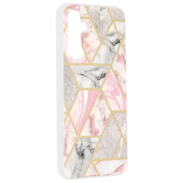 Techsuit Husa pentru Samsung Galaxy A34 5G - Techsuit Marble Series - Pink Hex 5949419008106 έως 12 άτοκες Δόσεις