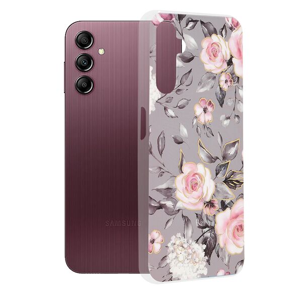 Techsuit Husa pentru Samsung Galaxy A14 5G - Techsuit Marble Series - Bloom of Ruth Gray 5949419008199 έως 12 άτοκες Δόσεις