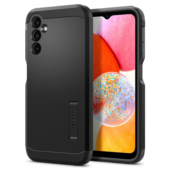 Spigen Husa pentru Samsung Galaxy A14 4G - Spigen Tough Armor - Black 8809896743327 έως 12 άτοκες Δόσεις