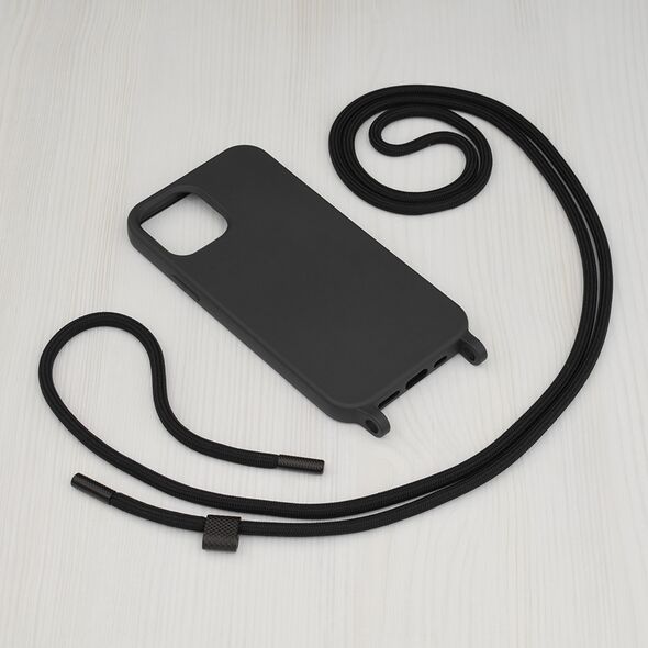 Techsuit Husa pentru iPhone 12 - Techsuit Crossbody Lanyard - Black 5949419005198 έως 12 άτοκες Δόσεις