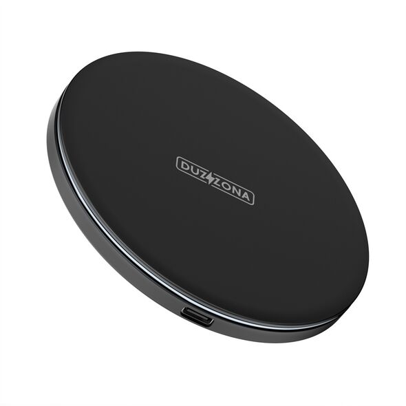 Duzzona Duzzona - Wireless Charger (W8) - for Phones and AirPods, with Cable Type-C, 1m, 15W - Black 6934913033081 έως 12 άτοκες Δόσεις