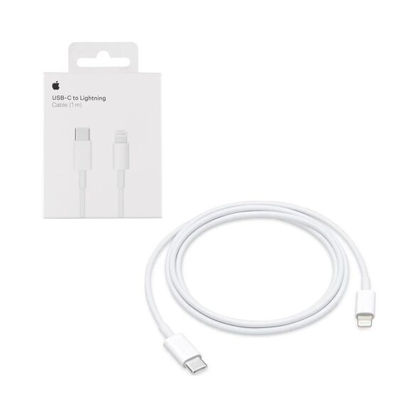 Apple USB-C to Lightning Cable USB-C to Lightning Cable 18W Λευκό 1m (MM0A3ZM/A) Blister AP-MM0A3ZM/A 53347 έως 12 άτοκες Δόσεις