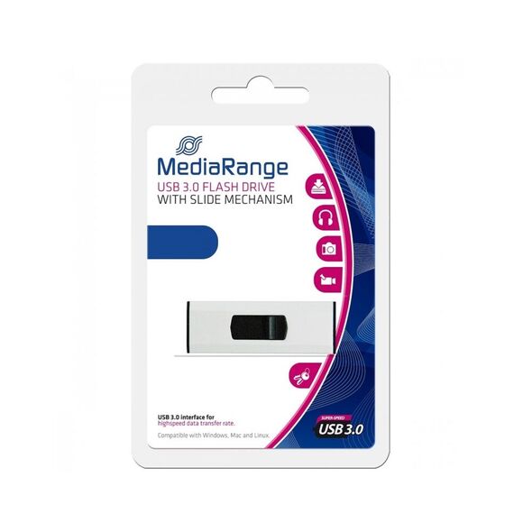 MediaRange USB 3.0 Flash Drive 64GB MR-917 47757 έως 12 άτοκες Δόσεις