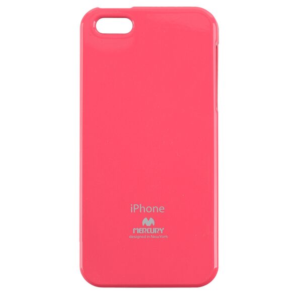 APPLE iPhone 5C - ΘΗΚΗ ΣΙΛΙΚΟΝΗΣ MERCURY JELLY ΡΟΖ MJ41106P 13127 έως 12 άτοκες Δόσεις