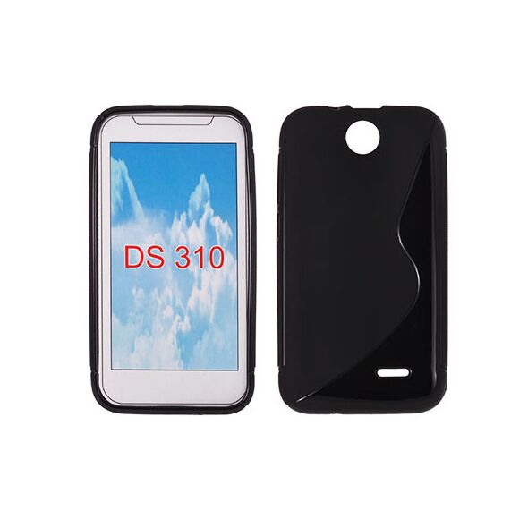 HTC Desire 310 -  ΣΙΛΙΚΟΝΗΣ S-CASE ΜΑΥΡΗ MA43133S-BK 8828 έως 12 άτοκες Δόσεις