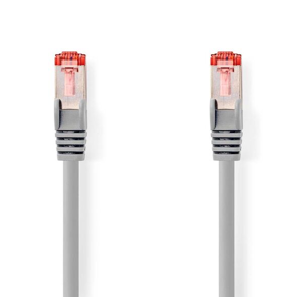 Nedis Cat 6 S/FTP Network Cable RJ45 Male - RJ45 Male 1m Grey (CCGP85221GY10) (NEDCCGP85221GY10) έως 12 άτοκες Δόσεις