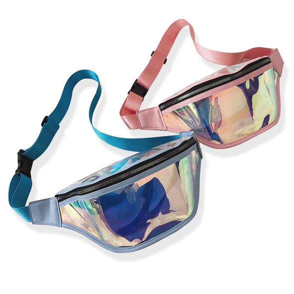 Techsuit Techsuit - Casual Waist Bags (CWB2) - Transparent, with Belt for Recreational Activity, Fitness - Pink 5949419063594 έως 12 άτοκες Δόσεις