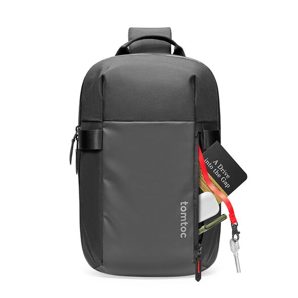 Tomtoc Tomtoc - Laptop Sling Bag (T24M1D1) - with Multiple Pockets, 9l, 14″ - Black 6971937065759 έως 12 άτοκες Δόσεις