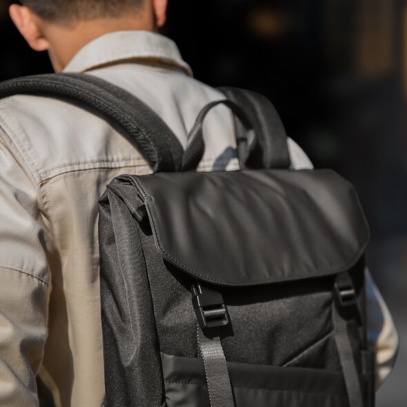 Tomtoc Tomtoc - Flip Laptop Backpack (T64M1D1) - with a Handle on the Top, 16″, 18l - Black 6971937065797 έως 12 άτοκες Δόσεις