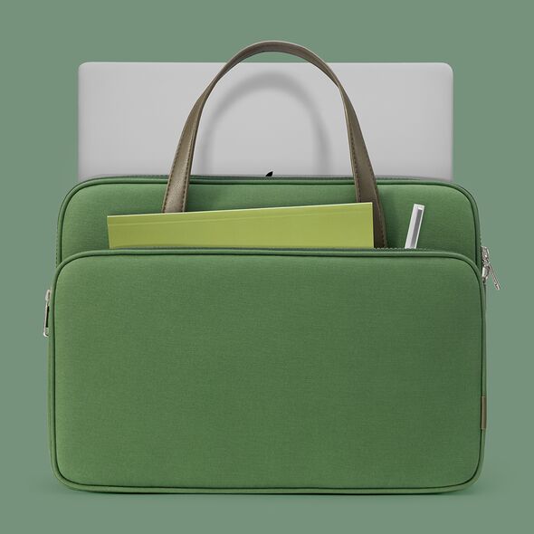 Tomtoc Tomtoc - Laptop Handbag (A11D3T1) - with 4 Compartment and Corner Armor, 14″ - Green 6971937063991 έως 12 άτοκες Δόσεις