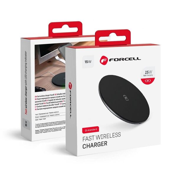 Forcell Quick Charge Pad (Qi standard) 15W FOWC-060458 56731 έως 12 άτοκες Δόσεις