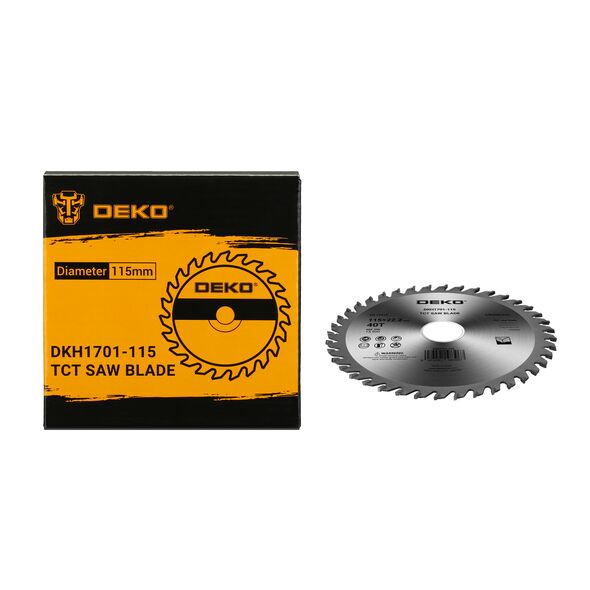 Δίσκος Κοπής Ξύλου TURBO Φ115  40 Δόντια DEKO DKH1701-115 Δίσκος Κοπής Ξύλου TURBO Φ115  40 Δόντια DEKO DKH1701-115 έως 12 άτοκες Δόσεις