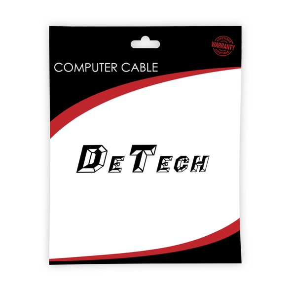 Καλώδιο HDMI Μ/Μ DeTech, 1.3m, Πλεξούδα και Φερριτή - 18018