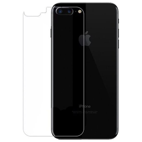 Tempered back glass No brand, 0.15mm, Για το iPhone 8 Plus, 0,3mm, Διαφανής - 52454