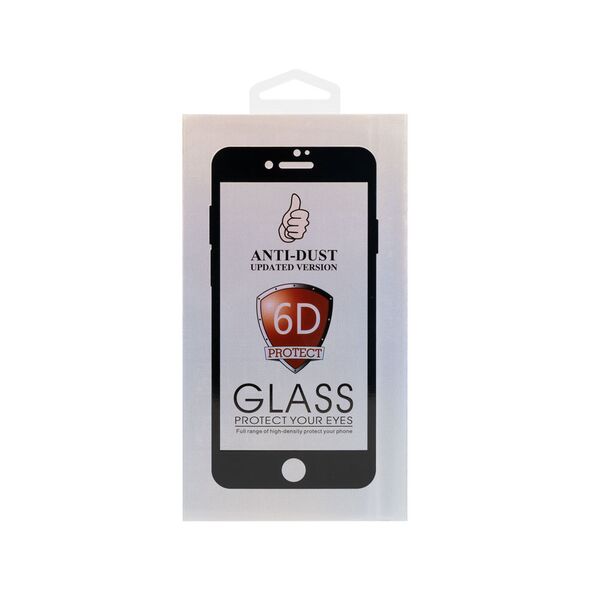 Γυαλί προστάτης DeTech, για iPhone 12 Mini, 5D Full Glue, 0.3mm, Μαυρο - 52646