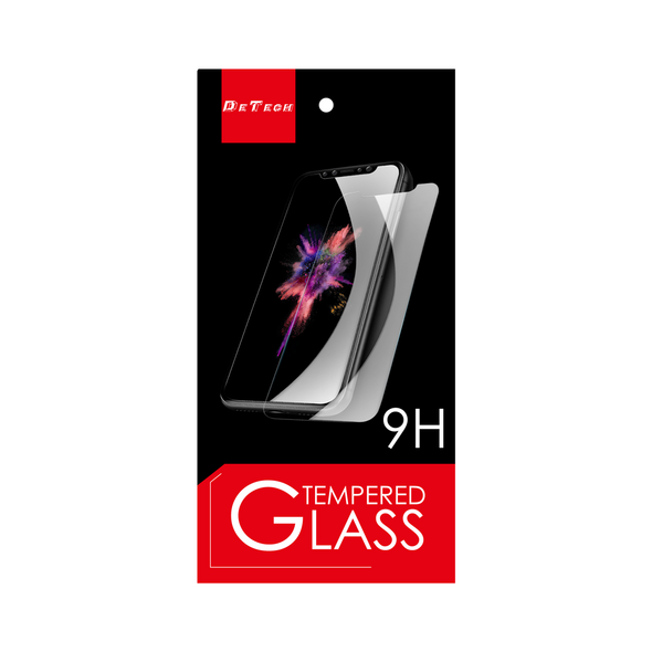 Tempered glass DeTech, για iPhone 12, 0.3mm, Διαφανής- 52641