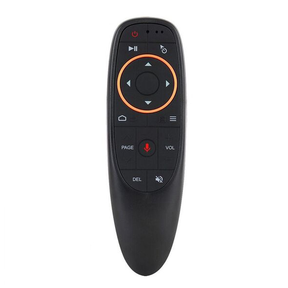 Wireless remote control No brand G10, Air mouse, USB 2.4GHz, Microphone, IR learning, Black - 13051 έως 12 άτοκες Δόσεις