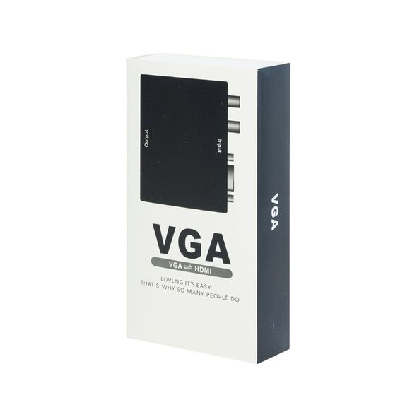 Μετατροπέας VGA σε HDMI Μαύρο - 18162