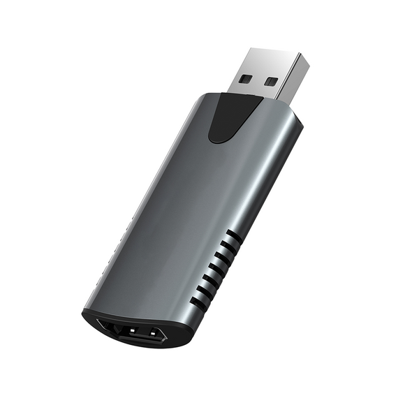 External Capture card Earldom ET-W16, USB, HDMI, Full HD, Gray - 40234