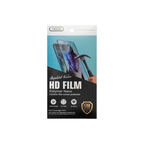 Screen protector Mocoson Polymer Nano Ceramic, Full 5D, για το Samsung Galaxy Note 10, 0.3mm, Μαυρο - 52613