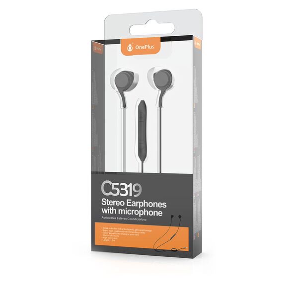 Κινητά ακουστικά με μικρόφωνο One Plus C5319, Διαφορετικά χρώματα - 20510