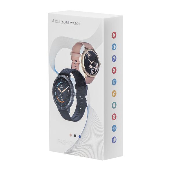Έξυπνο ρολόι No brand D08, Διαφορετικά χρώματα - 73077