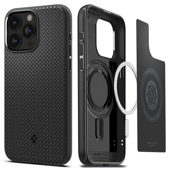 Spigen Husa pentru iPhone 15 Pro Max - Spigen Mag Armor - Matte Black 8809896749466 έως 12 άτοκες Δόσεις