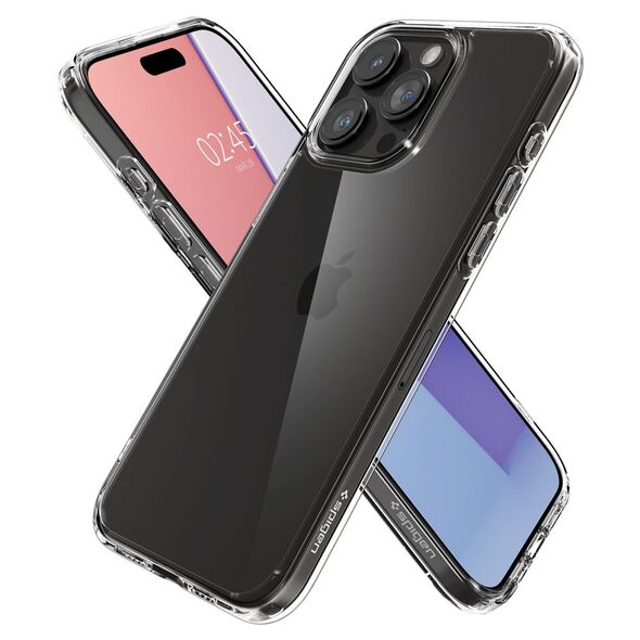 Spigen Husa pentru iPhone 15 Pro - Spigen Ultra Hybrid - Clear 8809896750387 έως 12 άτοκες Δόσεις