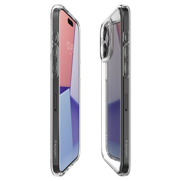 Spigen Husa pentru iPhone 15 Pro - Spigen Ultra Hybrid - Clear 8809896750387 έως 12 άτοκες Δόσεις