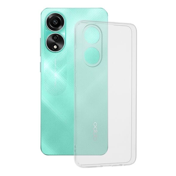 Techsuit Husa pentru Oppo A78 4G - Techsuit Clear Silicone - Transparent 5949419068711 έως 12 άτοκες Δόσεις